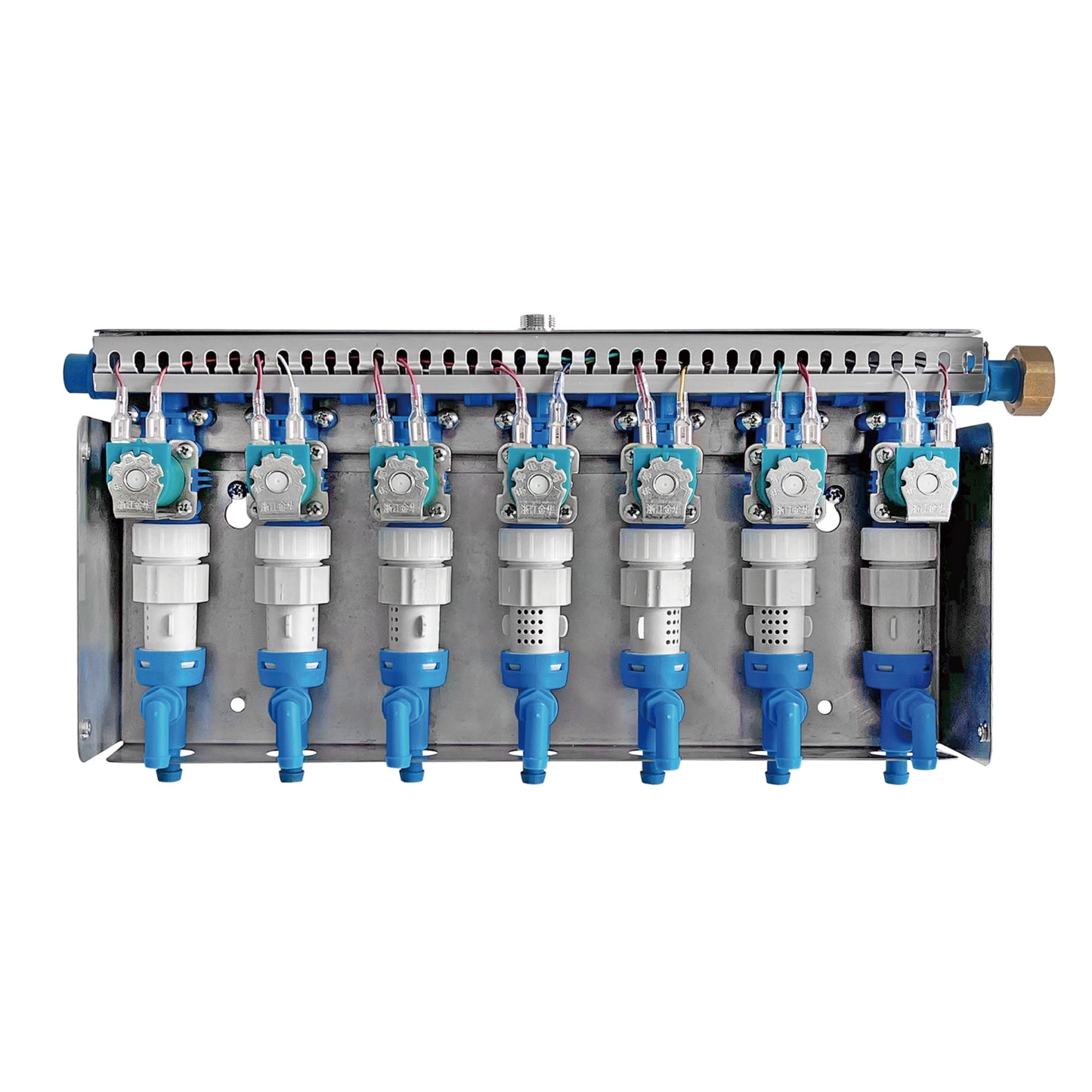 Laundry Machine Liquid Chemical Dispensing Pump Unit 7-Eductors , 40002-24VDC-7