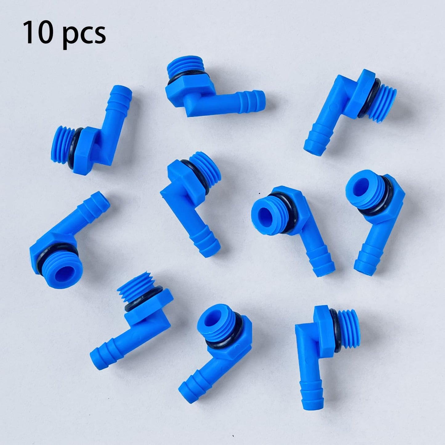 (10) pcs Metering Tip Barb Elbow, Replacement Part for 8088 & 8162 & 8362 & 8167P & 8168P, P/N: 8116