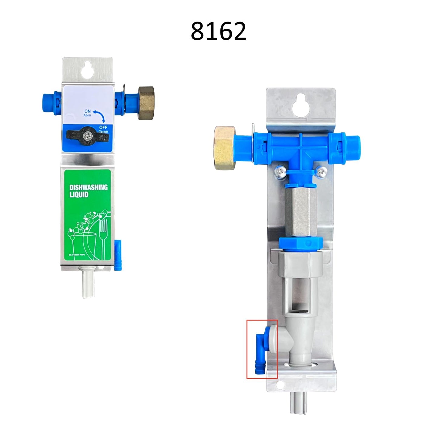 (10) pcs Metering Tip Barb Elbow, Replacement Part for 8088 & 8162 & 8362 & 8167P & 8168P, P/N: 8116