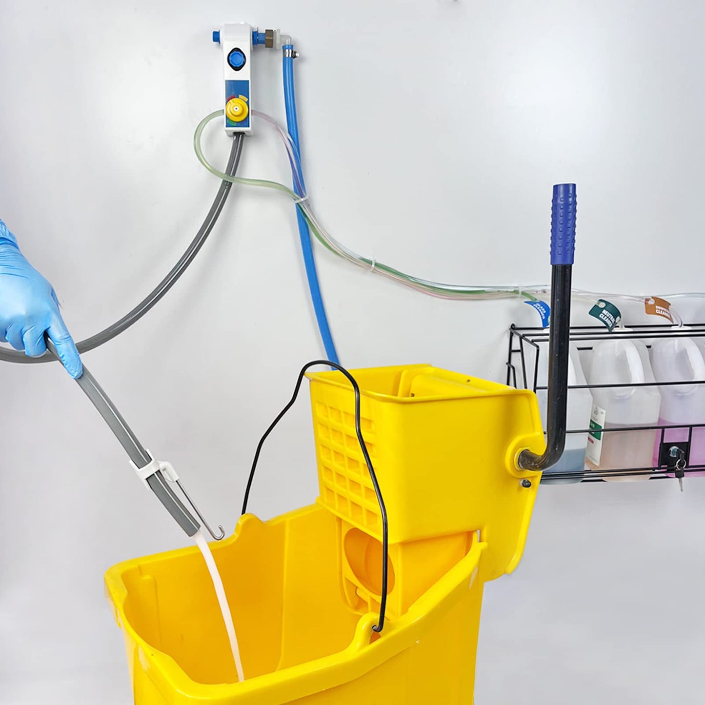 4-Prod Mop Bucket proportioner chemical dispenser, Model 8181P
