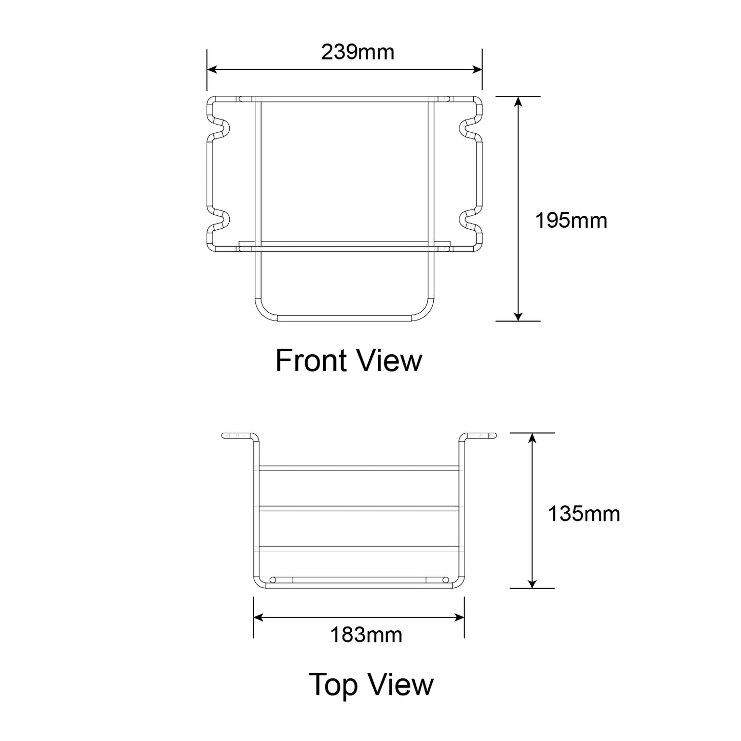 Wall Rack - 1x POPS MF 3L Bottle, 8192