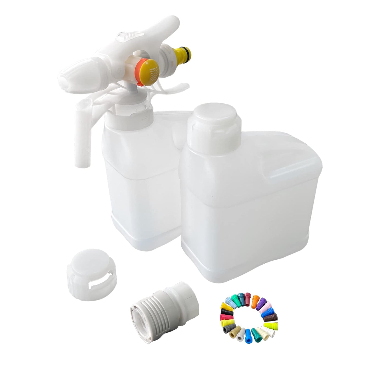 Hand Hold Bottle Top Foaming Sprayer Proportioner with 1Litre POPS MF Bottle, Chemical Dispensing System, Precision Chemical Dilution Operation for Supermarket, Restaurant, 8199-Sample