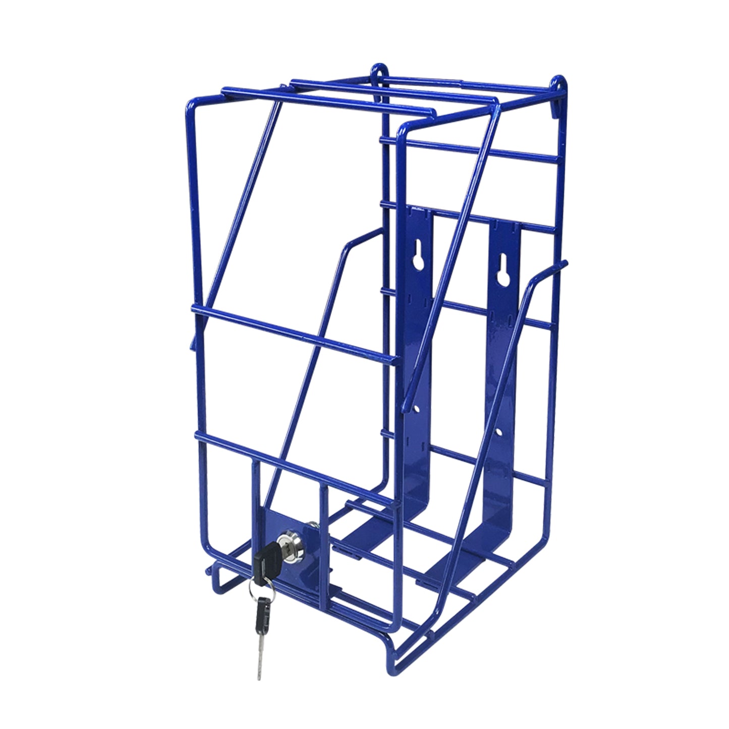 Wall Mount Wire Rack Locking w/2 Keys for 1x Gallon Bottle P/N: 9003