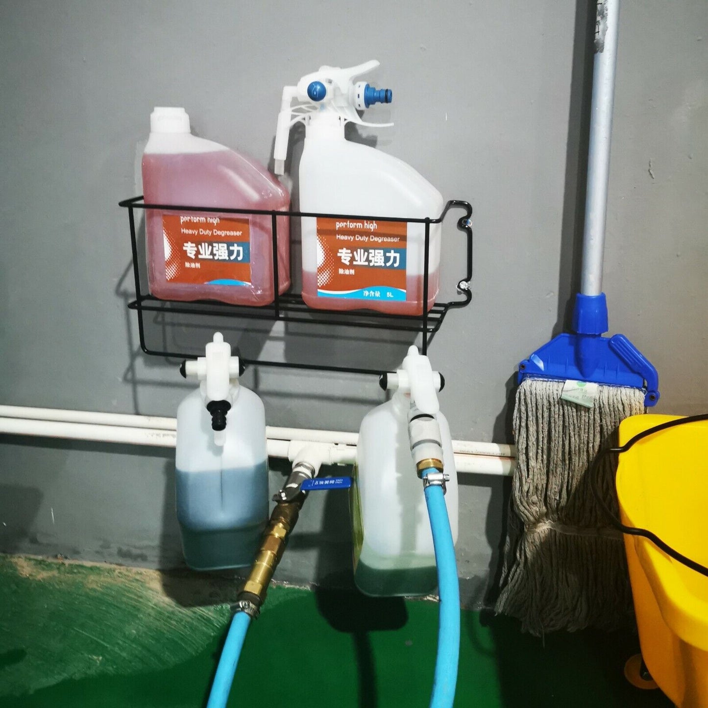 Hand-held Bottle Top Proportioner, Chemical Dispensing System, Precision Chemical Dilution Operation for Supermarket, Restaurant, 8188-Sample