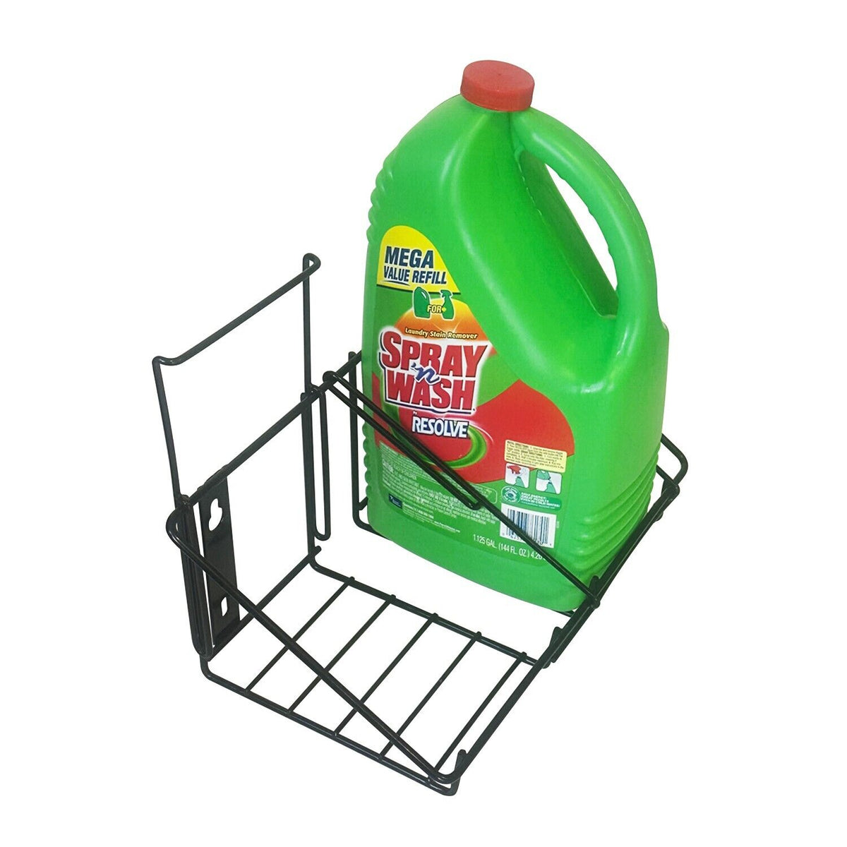 Wall Mounted Wire Rack, Double Gallon Squre/Round/F Style Bottle Adapter-PN 8164