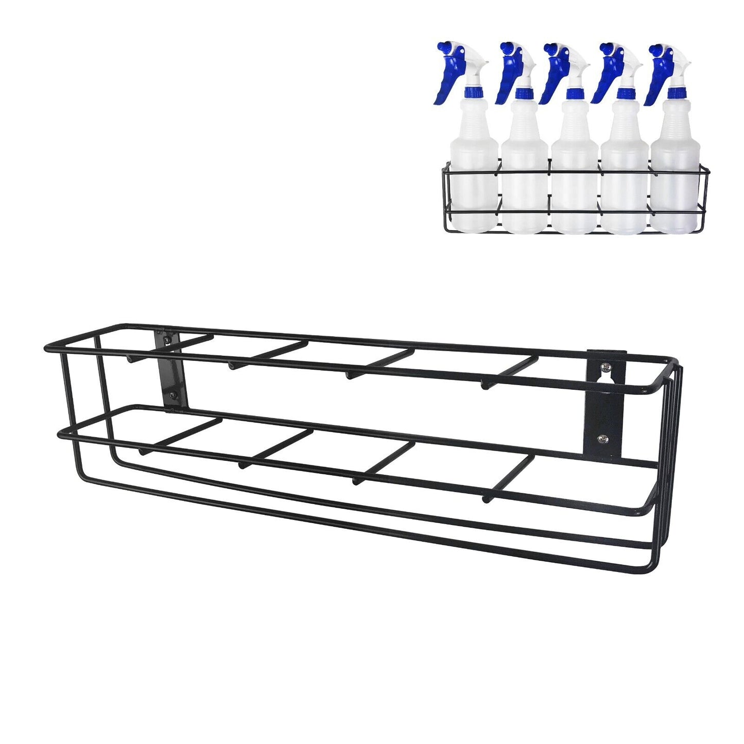 Wall Rack - Hold 5pcs Quart Spray Bottles, Model#: QSR-5