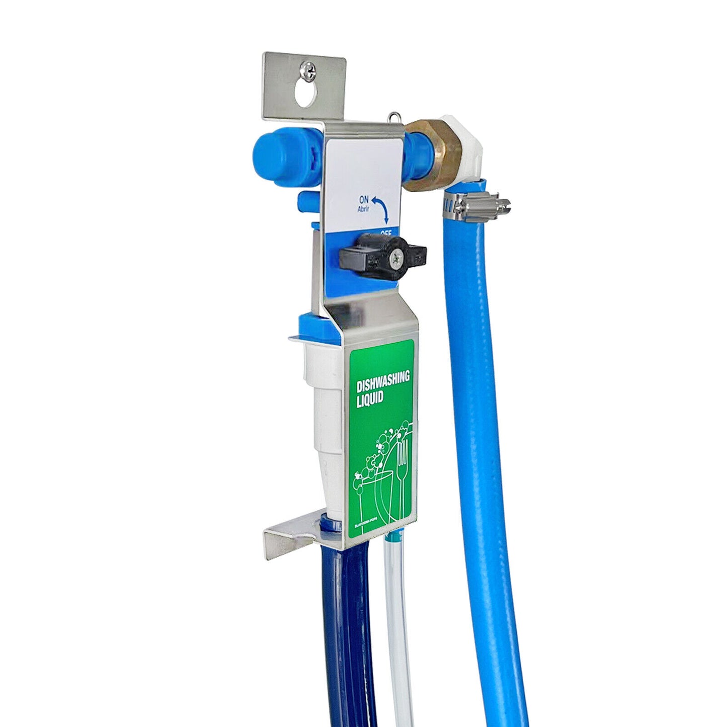 Kitchen Sink Single Proportioner, Dish detergent Sanitizer Dispenser, 8162