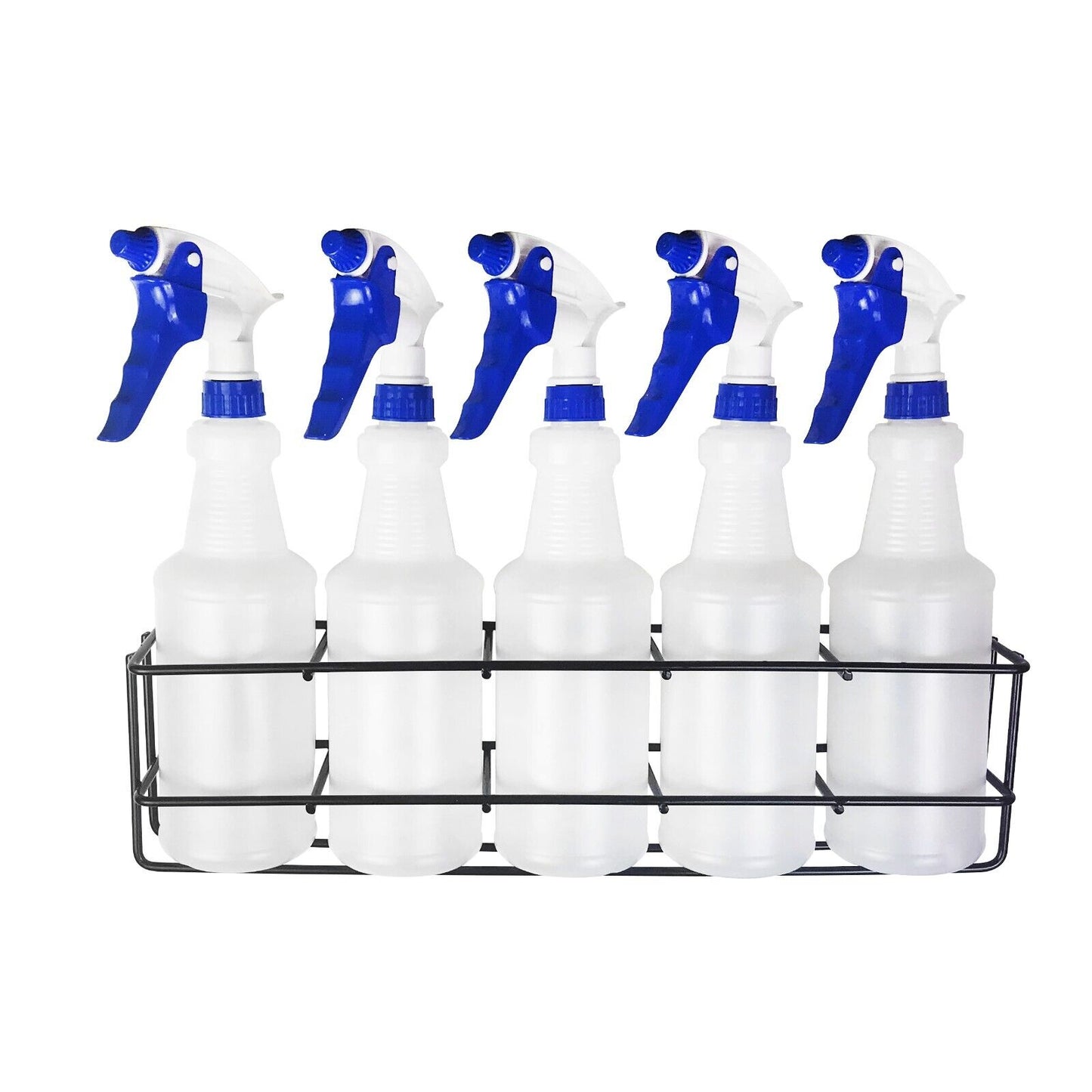 (20)pcs Racks per Case, Wall Rack - Hold 5pcs Quart Spray Bottles, Model#: QSR-5