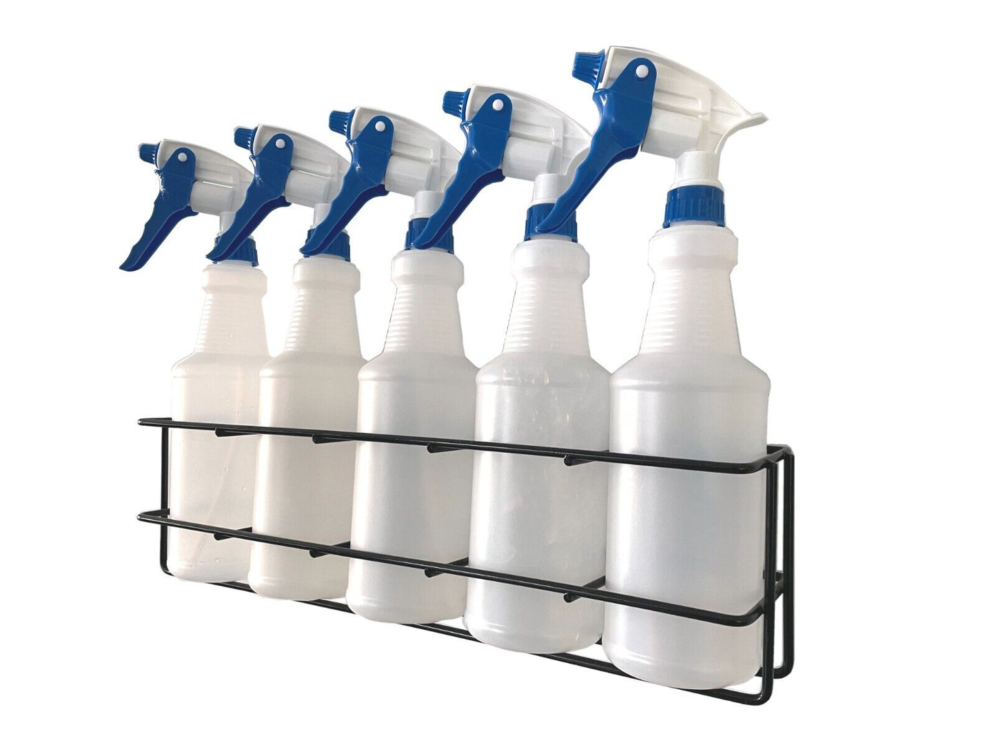 (20)pcs Racks per Case, Wall Rack - Hold 5pcs Quart Spray Bottles, Model#: QSR-5