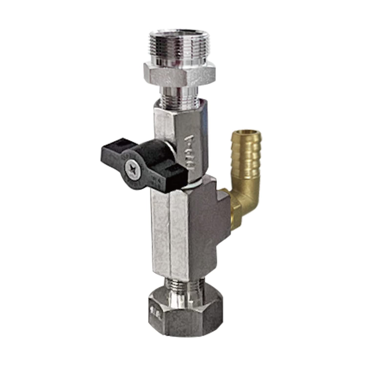 T&S Faucet Installation Kit – 7976KIT Includes Adapter, Ball Valve, T-Connector & Barb Connector (3/8" NPT)