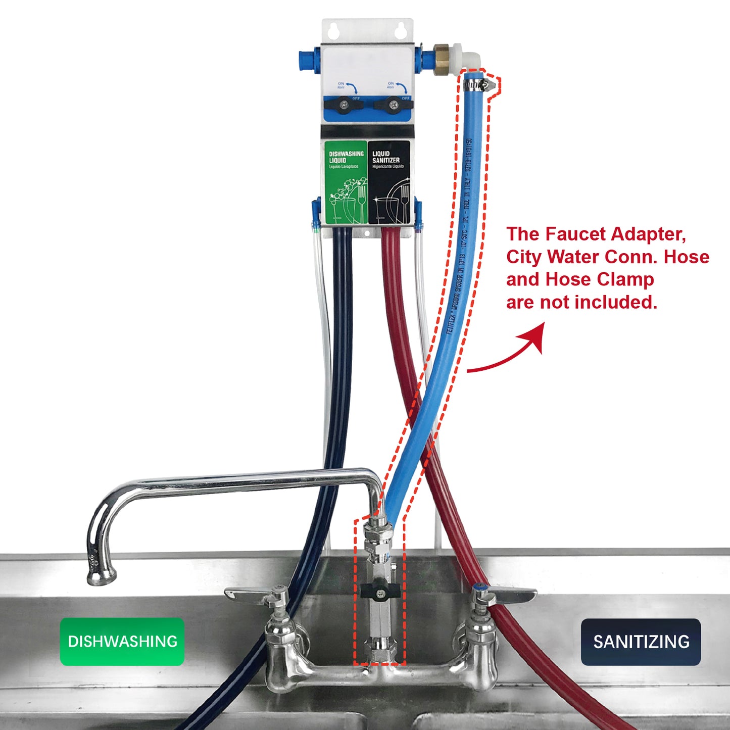 Dual Kitchen Sink Proportioner,  8088