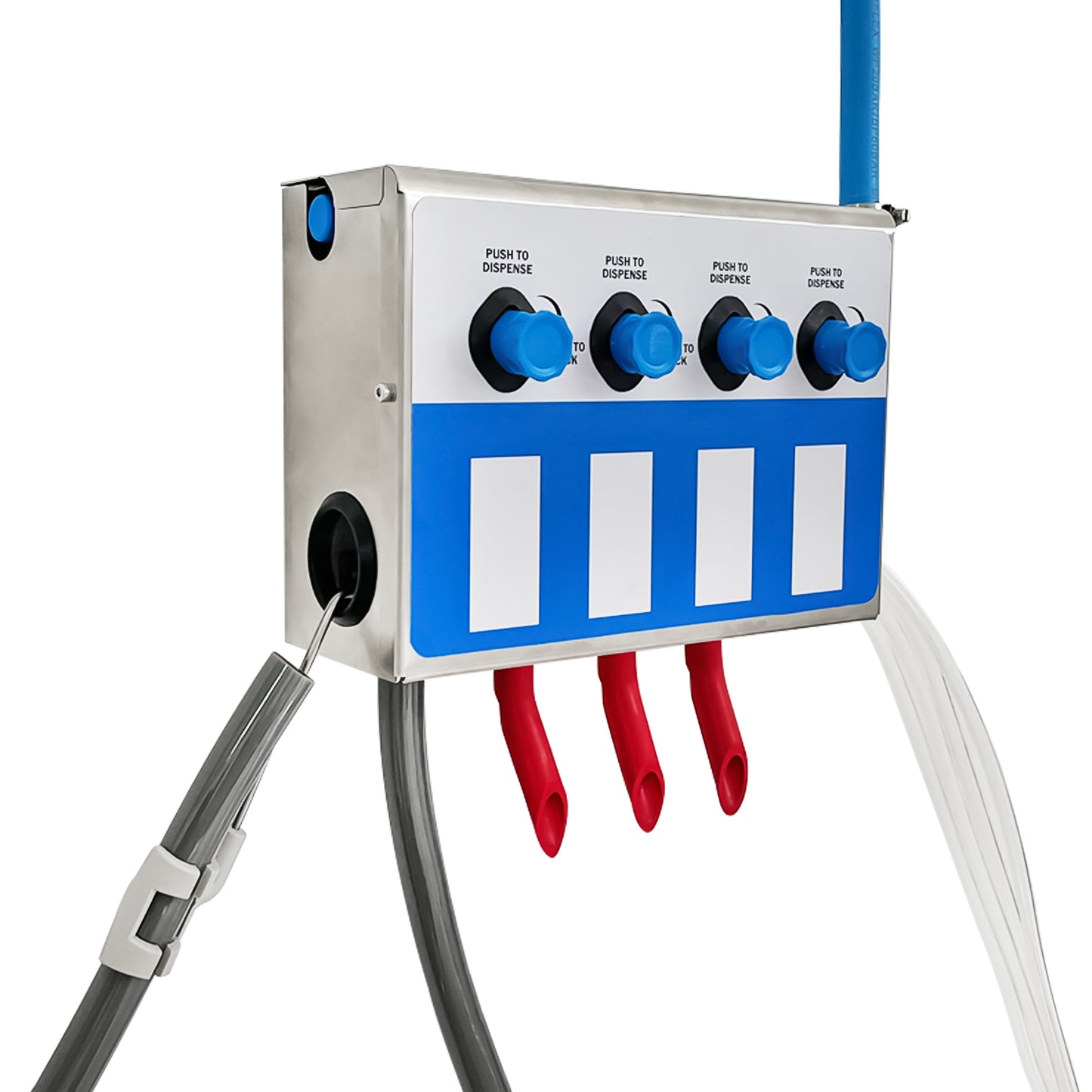 Dispenser 4-products Spray Bottle and Mop Bucket, Chemical Proportioner, 8134-1H3L