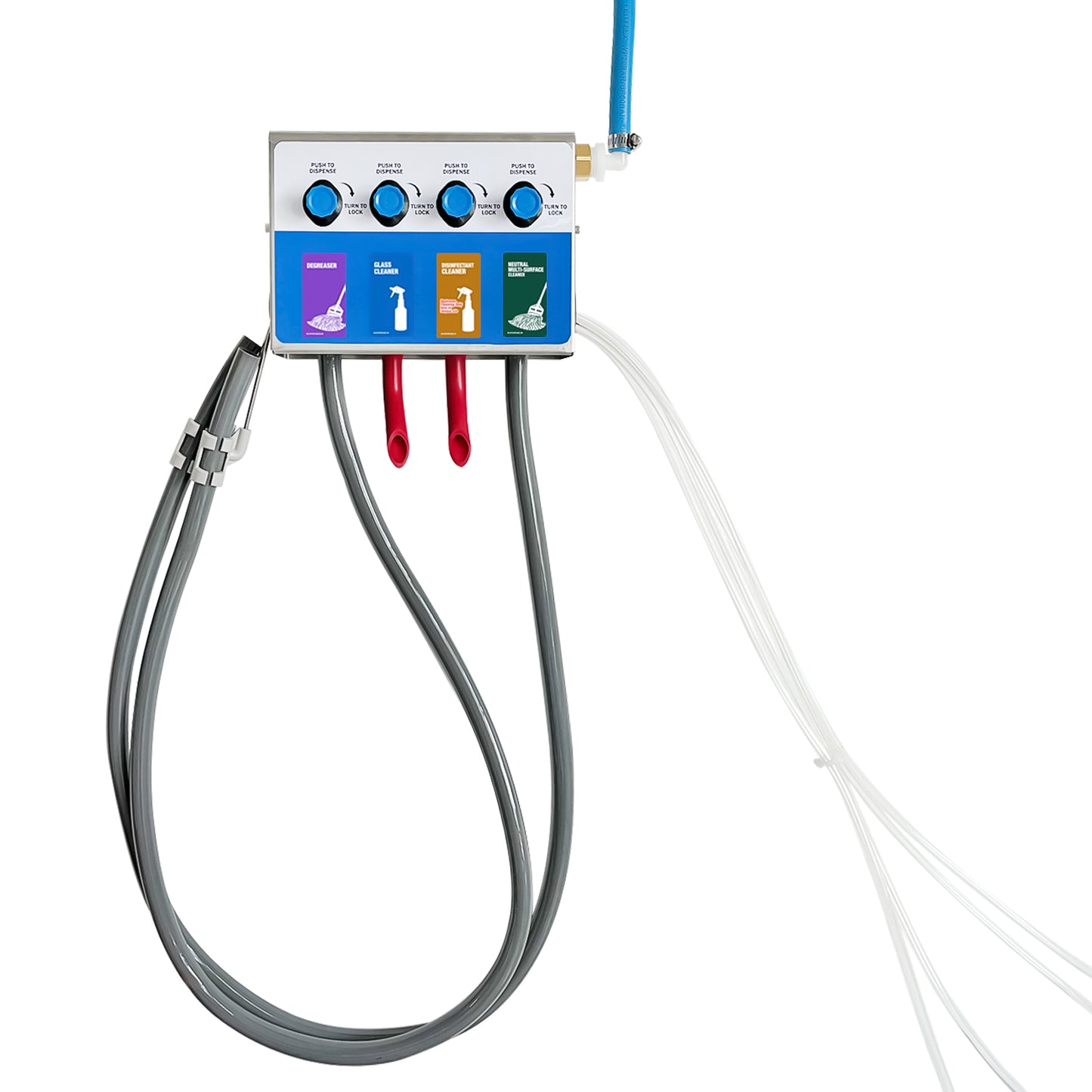Dispenser Spray Bottle and Mop Bucket, Chemical Proportioner, 8134-2H2L