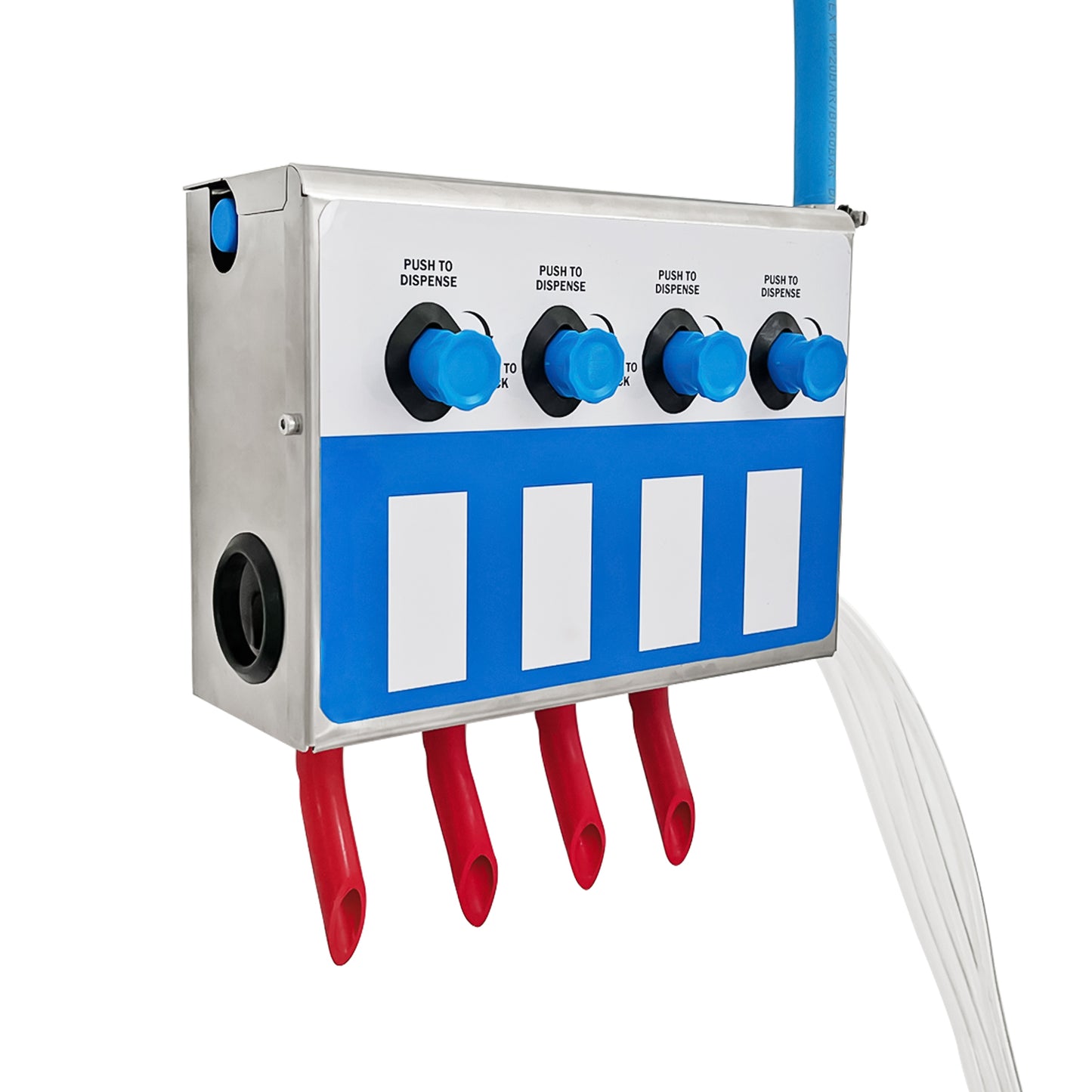 4-products Spray Bottle, Chemical Proportioner with Wall Rack, 8134-4B-9002