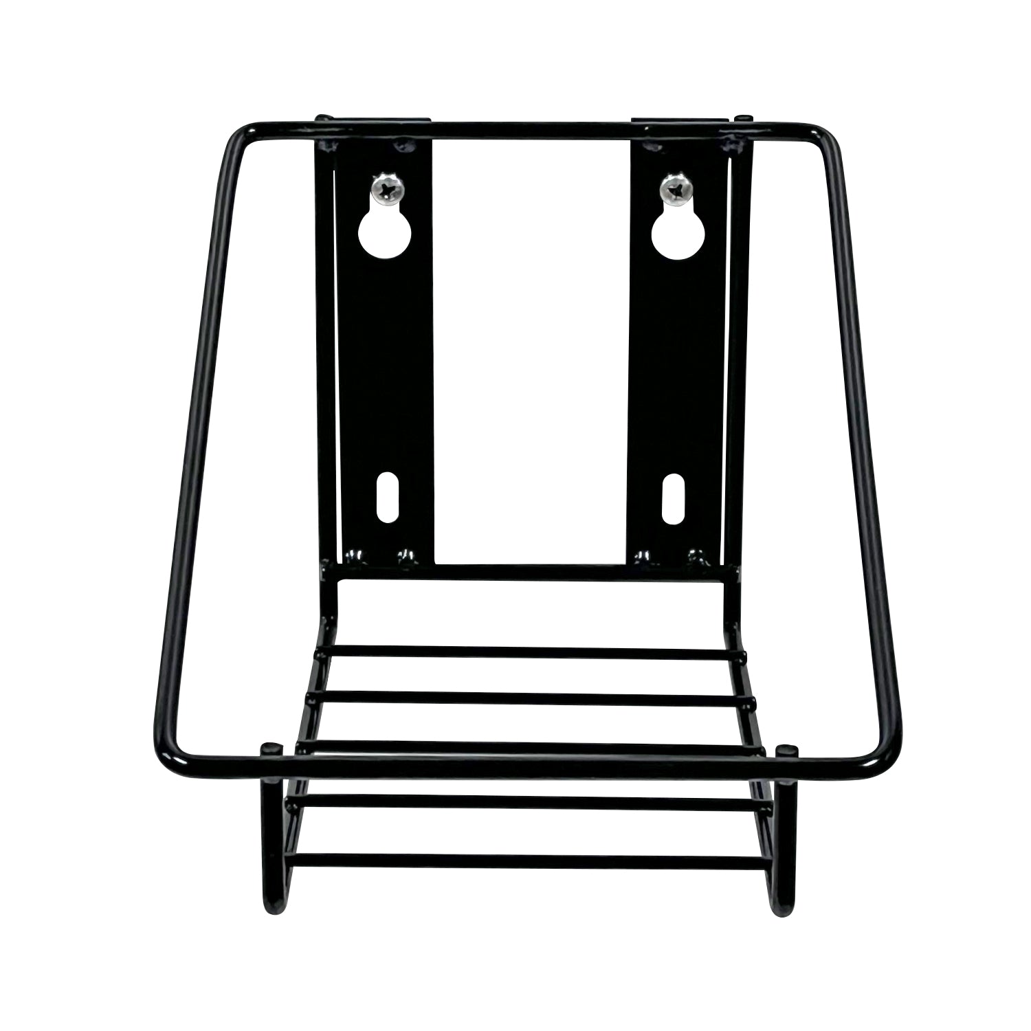 Wall Mounted Wire Rack for Single Gallon Bottle - Black PN 8163V – POPS ...