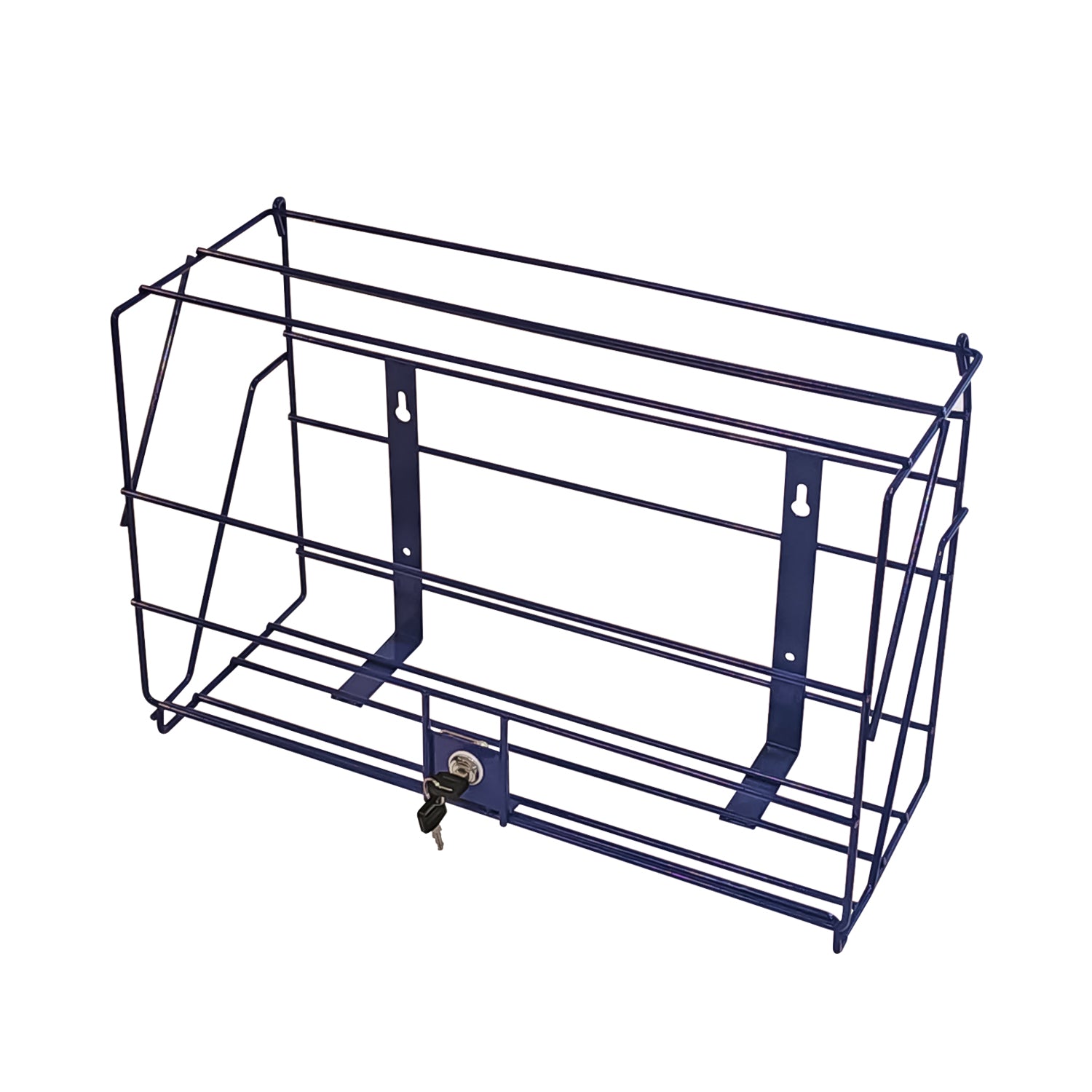 Wall Rack - Wall Mount Locking Racks w/2 Keys, for 4x F Gallon Bottles ...