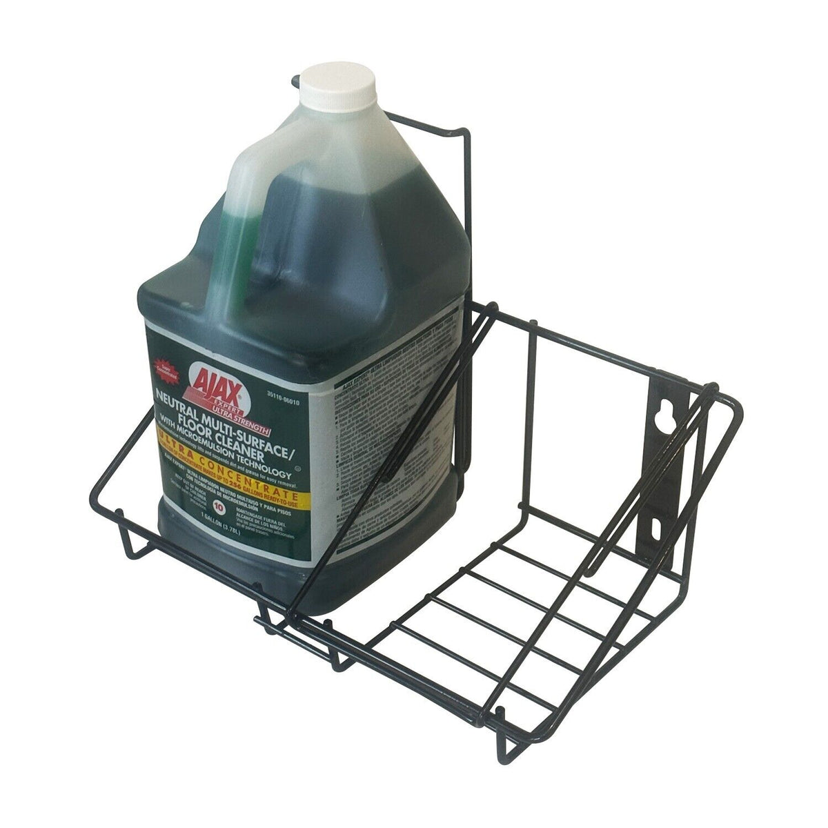Wall Mounted Wire Rack, Double Gallon Squre/Round/F Style Bottle Adapter-PN 8164